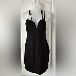 Chic Black Strapless Dress